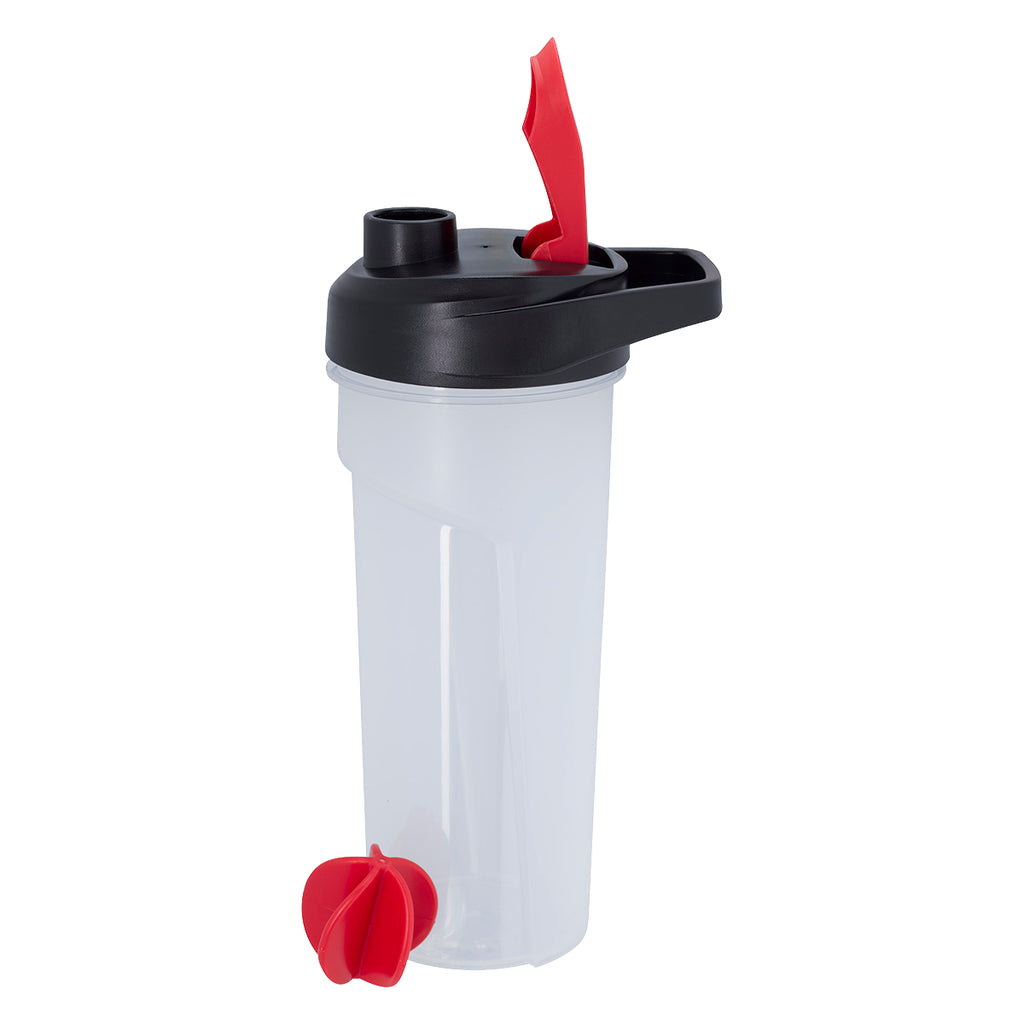 Jet Shaker Bottle, 21 oz - Red - Lidup_With_Ballout_Blank