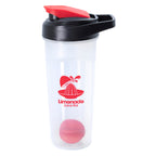 Jet Shaker Bottle, 21 oz - Red - Silk Screen