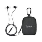 Jetset Wired Travel Earbuds with Mini Pouch Bag Charm Transfer - Black Sand - View 1