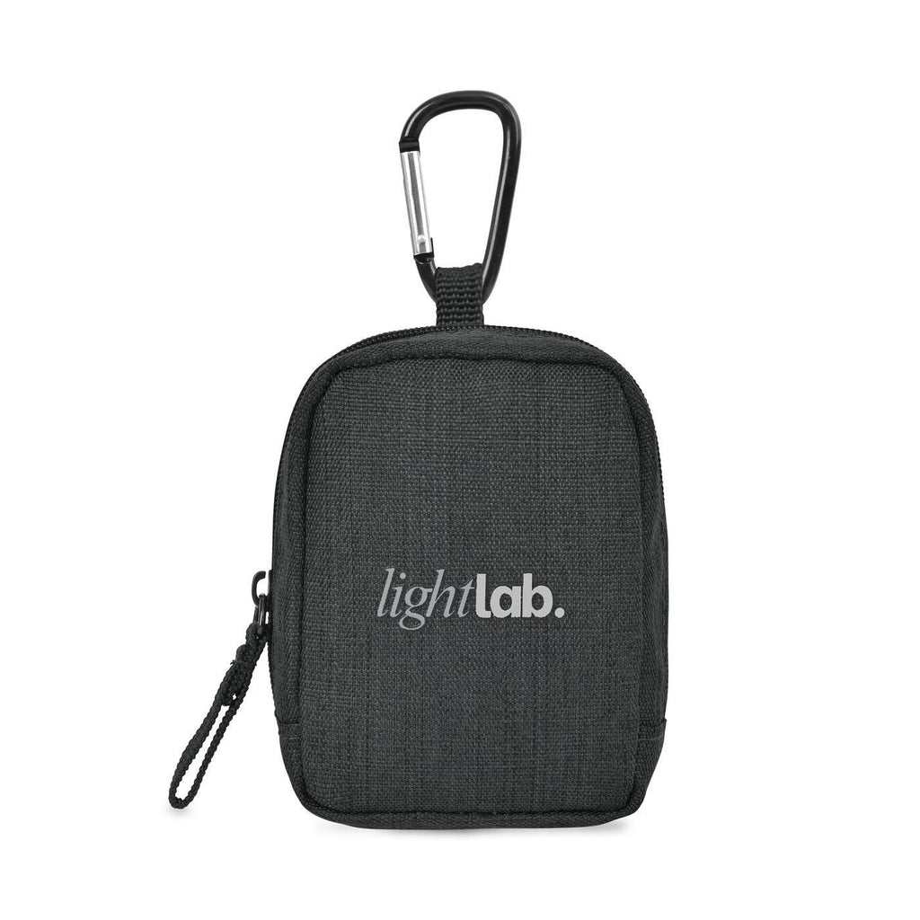 Jetset Wired Travel Earbuds with Mini Pouch Bag Charm Transfer - Black Sand - View 2