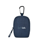 Jetset Wired Travel Earbuds with Mini Pouch Bag Charm Transfer - Navy Heather - View 2