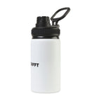 Jett Aluminum Water Bottle with Chug Lid, 16 oz - White - View 2