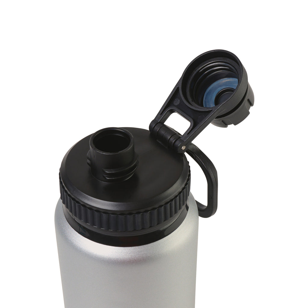 Jett Aluminum Water Bottle with Chug Lid, 32 oz Full Color - Silver - View 3