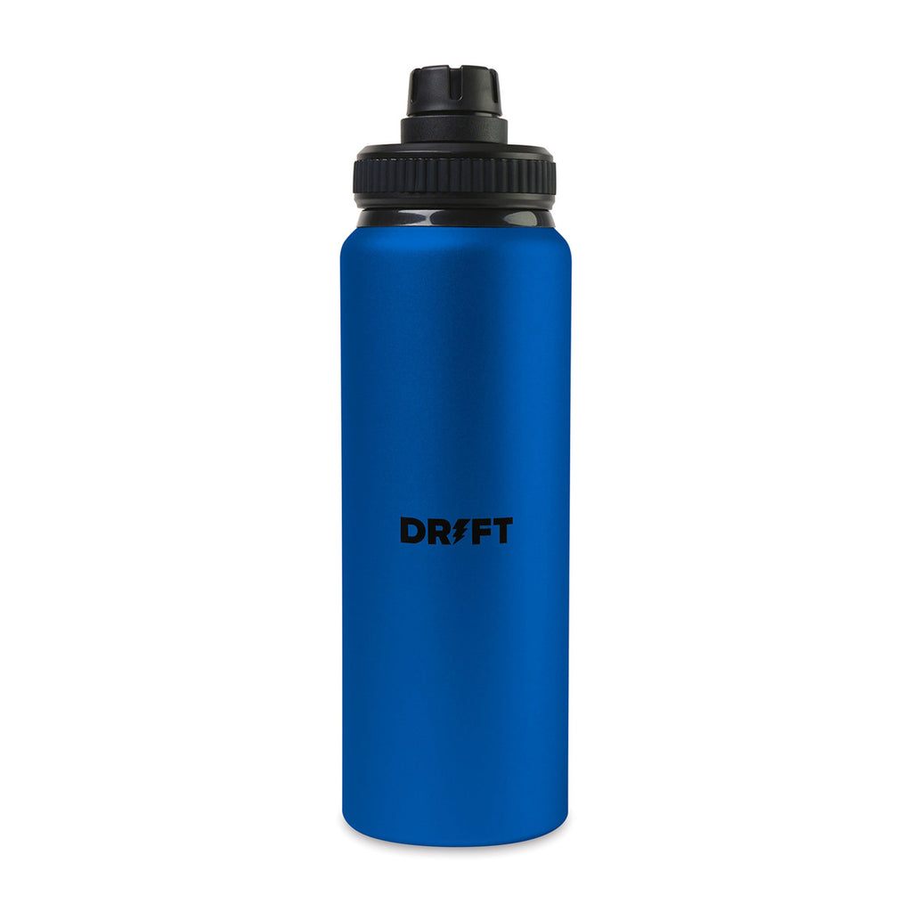 Jett Aluminum Water Bottle with Chug Lid, 32 oz Full Color - Sport Blue - View 1