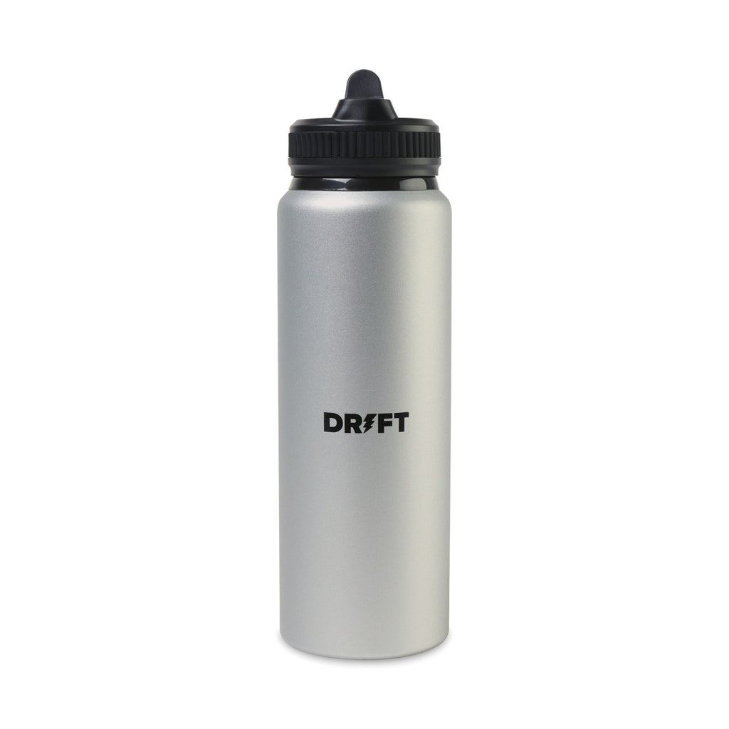 Jett Aluminum Water Bottle with Straw Lid, 32 oz - Silver - View 1