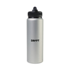 Jett Aluminum Water Bottle with Straw Lid, 32 oz - Silver - View 1
