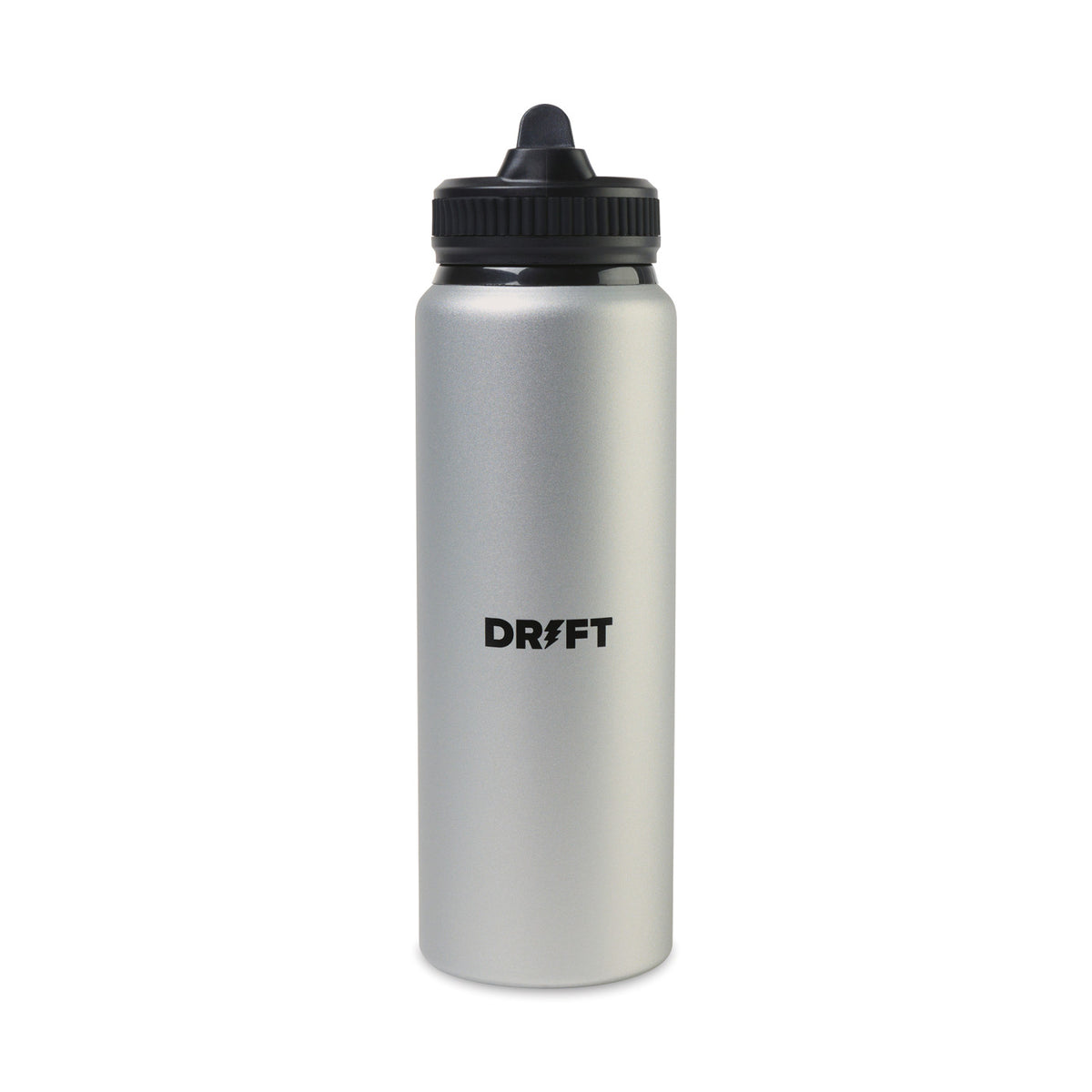 Jett Aluminum Water Bottle with Straw Lid, 32 oz - Silver - View 1