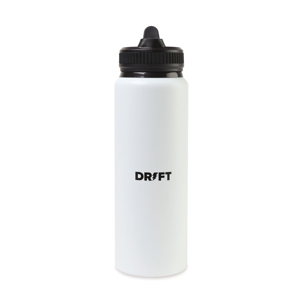 Jett Aluminum Water Bottle with Straw Lid, 32 oz - White - View 1