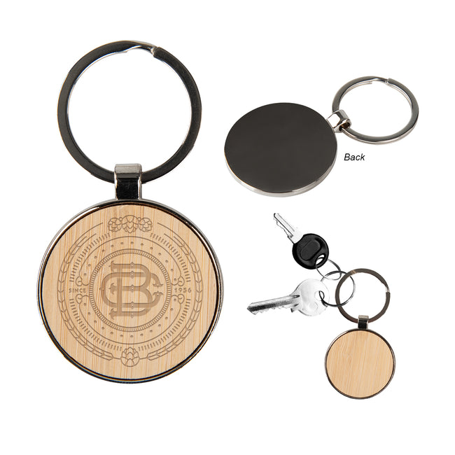 Jocelyn Key Tag in Bamboo