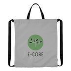 Joel Drawstring Tote Bag in Recycled PET - Gray - Colorbrite