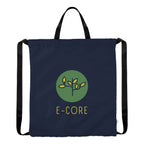 Joel Drawstring Tote Bag in Recycled PET - Navy - Colorbrite