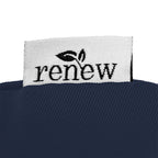 Joel Drawstring Tote Bag in Recycled PET - Navy - Tag