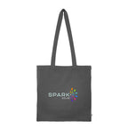 Jones Recycled Cotton Tote Bag, 4 oz - Gray - Colorbrite