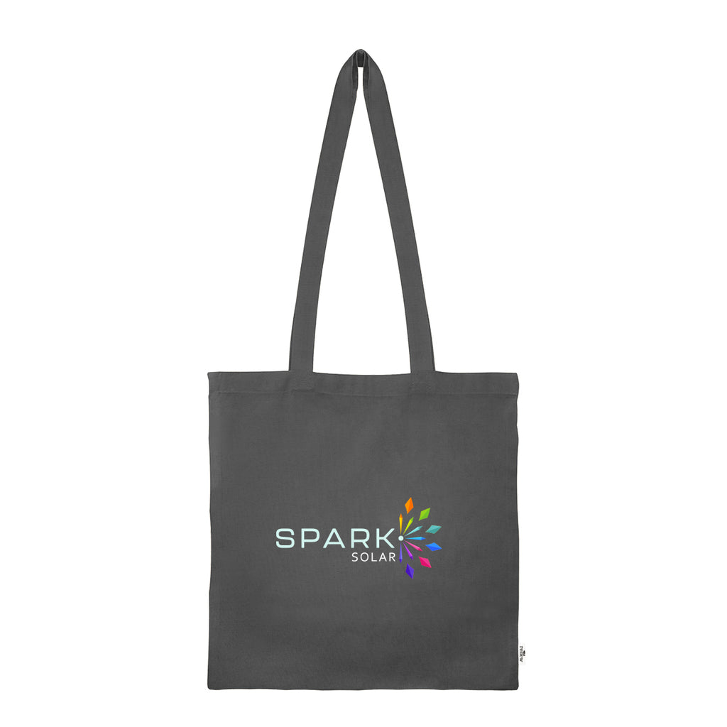 Jones Recycled Cotton Tote Bag, 4 oz - Gray - Colorbrite