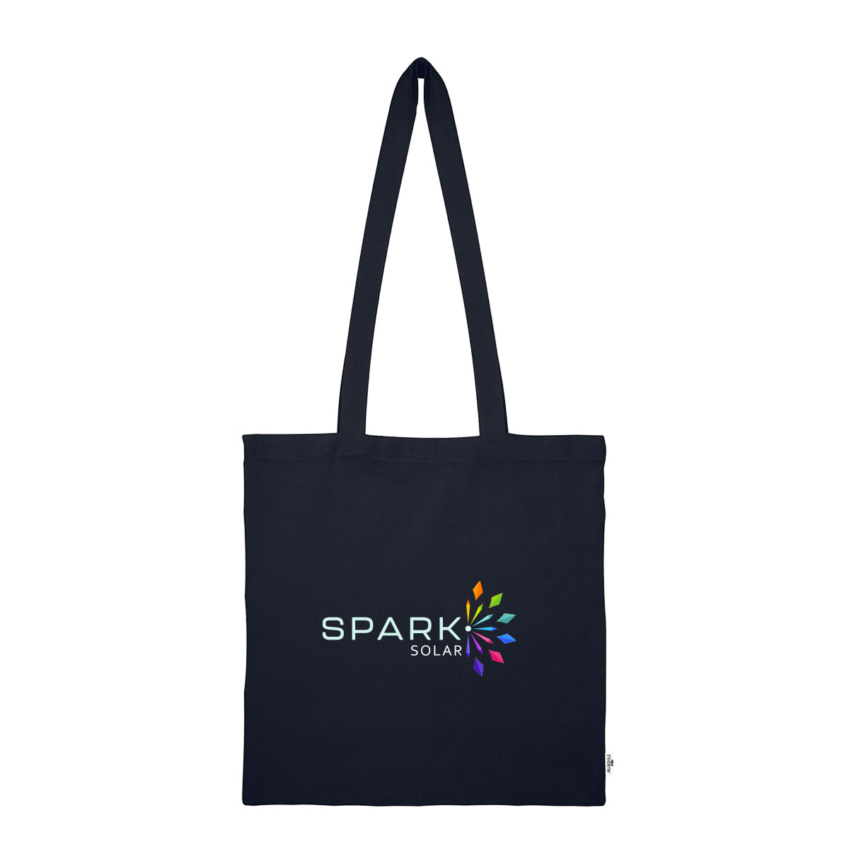 Jones Recycled Cotton Tote Bag, 4 oz - Navy - Colorbrite