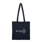 Jones Recycled Cotton Tote Bag, 4 oz - Navy - Silk Screen