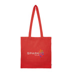 Jones Recycled Cotton Tote Bag, 4 oz - Red - Colorbrite