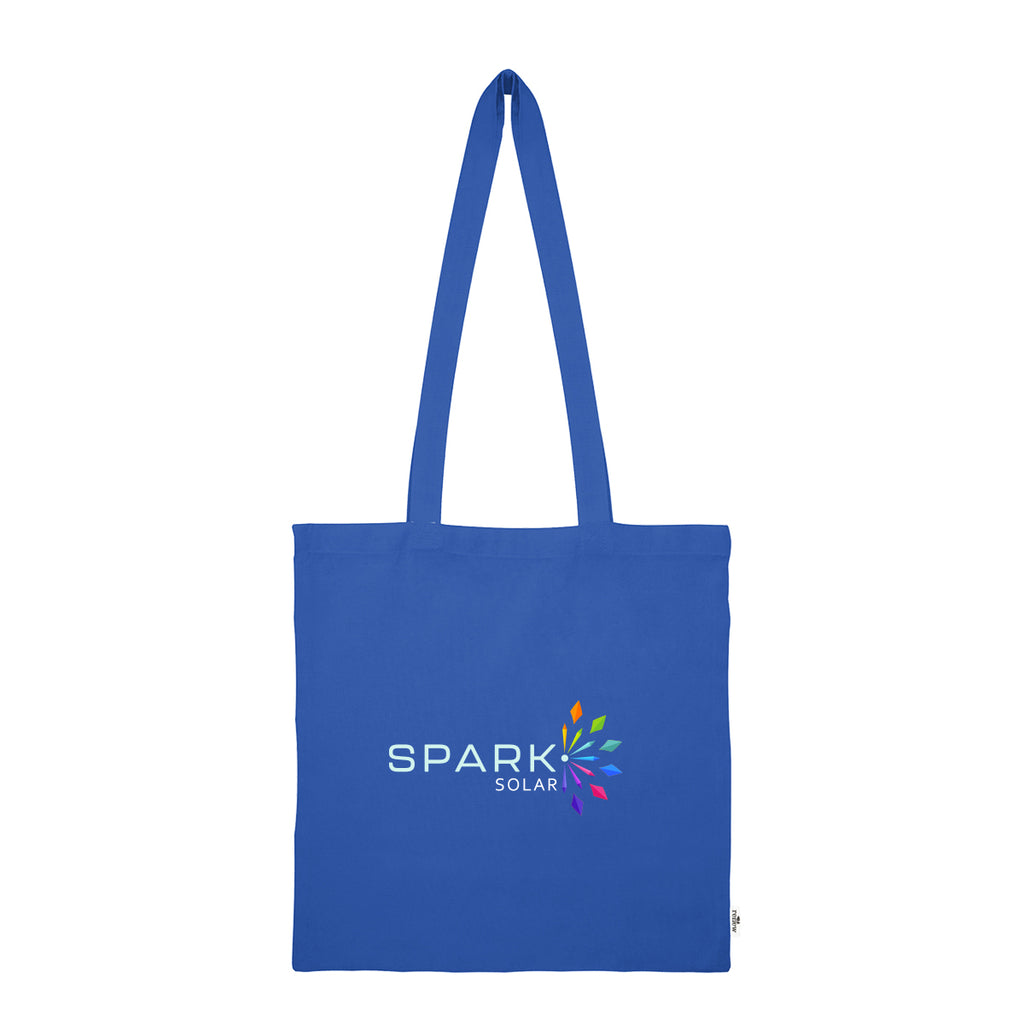 Jones Recycled Cotton Tote Bag, 4 oz - Royal Blue - Colorbrite