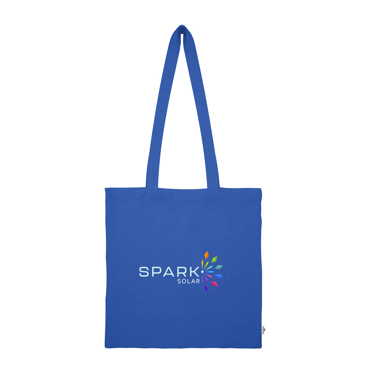 Jones Recycled Cotton Tote Bag, 4 oz - Royal Blue - Colorbrite