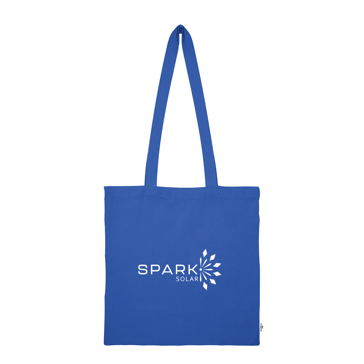 Jones Recycled Cotton Tote Bag, 4 oz - Royal Blue - Silk Screen