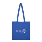 Jones Recycled Cotton Tote Bag, 4 oz - Royal Blue - Silk Screen