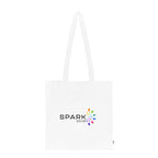 Jones Recycled Cotton Tote Bag, 4 oz - White - Colorbrite