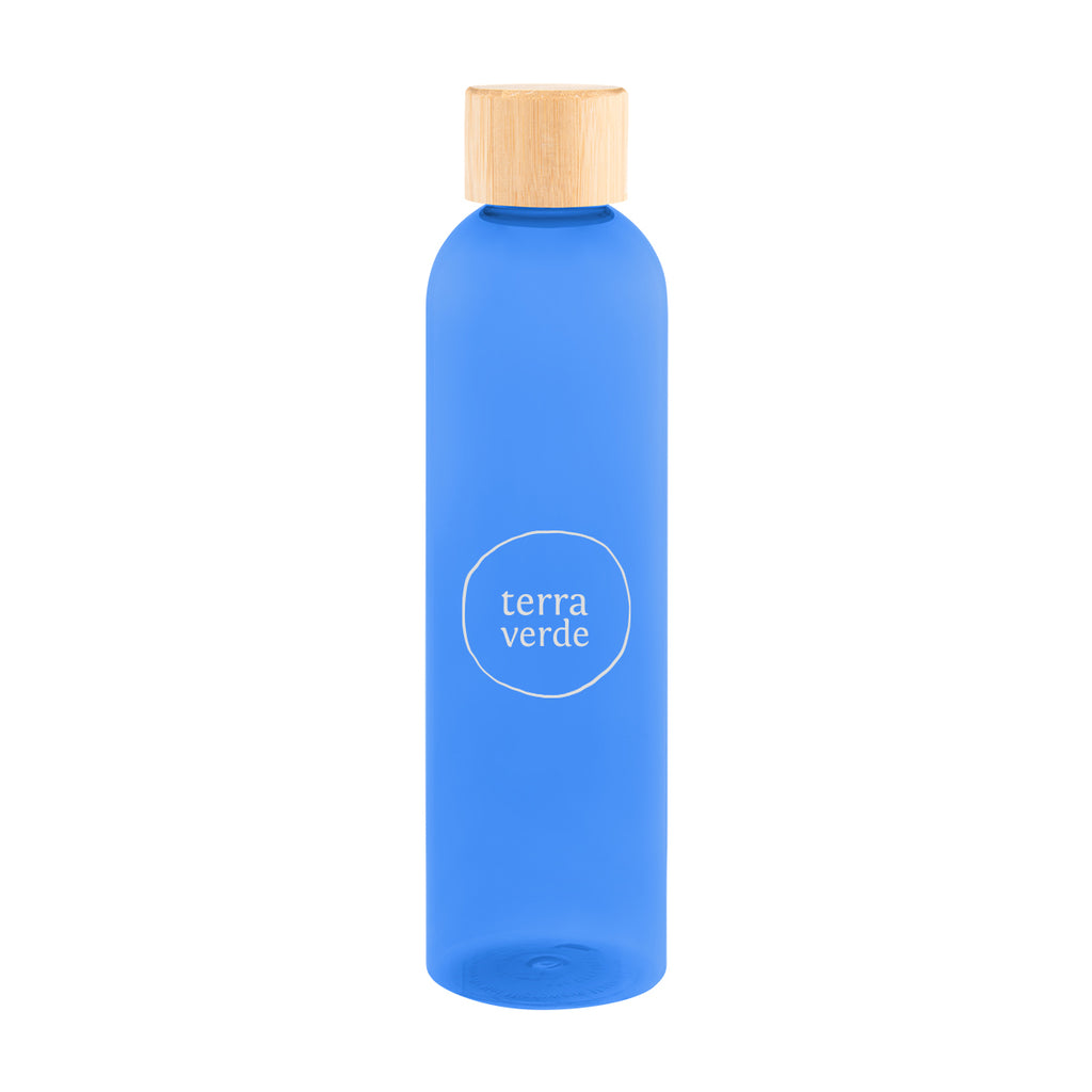 Jordan Bottle with Bamboo Lid, 32 oz - Blue - Silk Screen