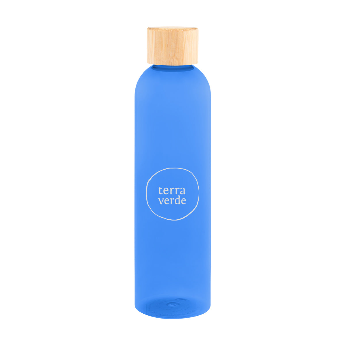 Jordan Bottle with Bamboo Lid, 32 oz - Blue - Silk Screen