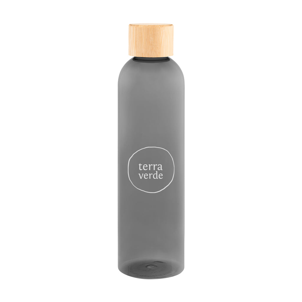 Jordan Bottle with Bamboo Lid, 32 oz - Charcoal - Silk Screen