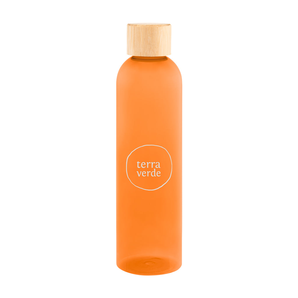 Jordan Bottle with Bamboo Lid, 32 oz - Orange - Silk Screen