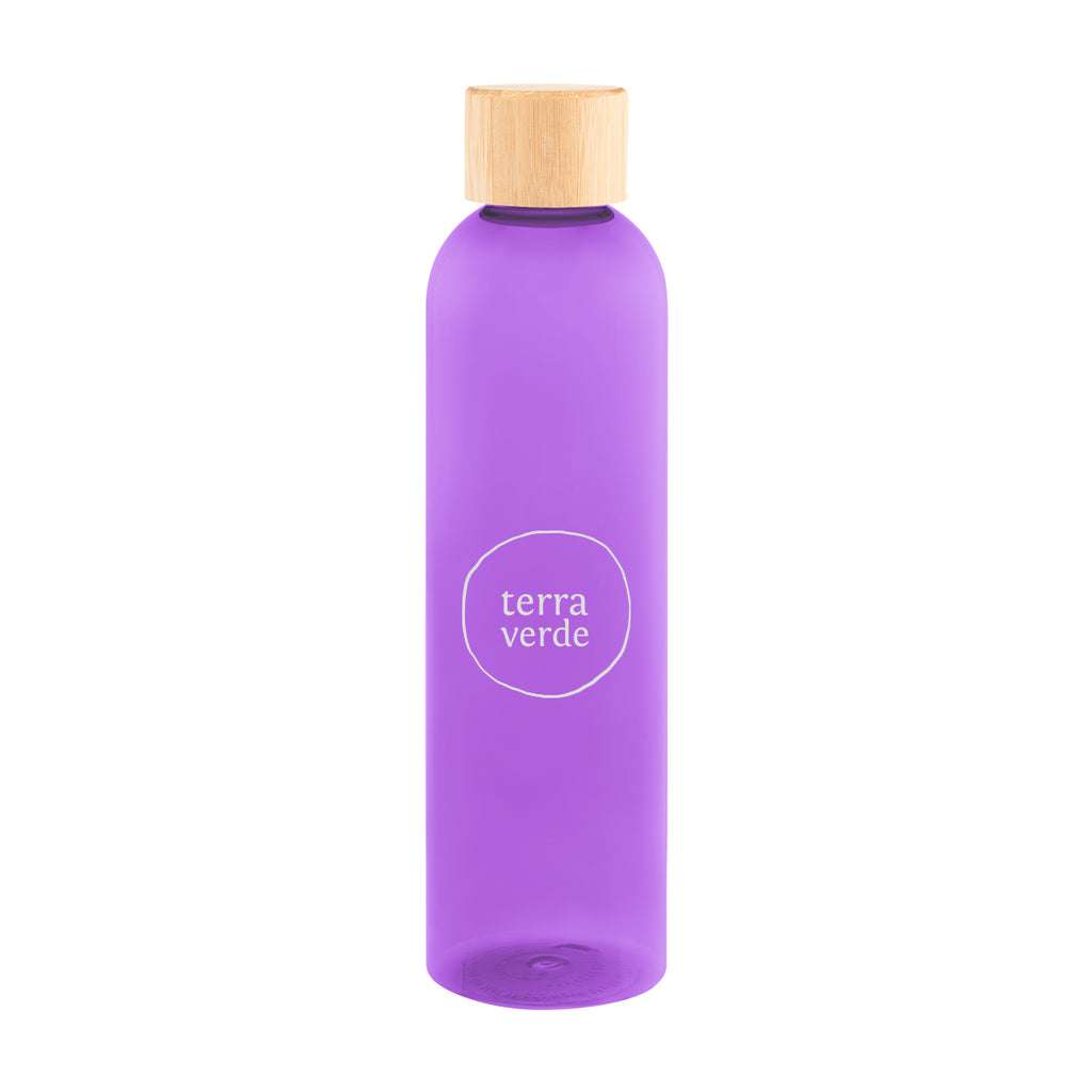 Jordan Bottle with Bamboo Lid, 32 oz - Purple - Silk Screen