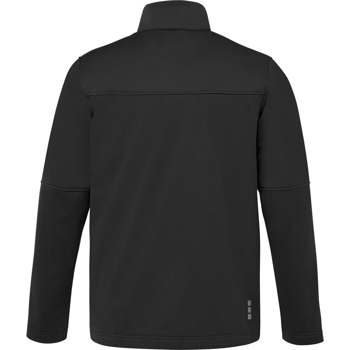 Joris Recycled Waterproof Softshell Jacket for Men Debossing - Black - Back