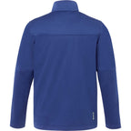 Joris Recycled Waterproof Softshell Jacket for Men Debossing - Metro Blue Heather - Back