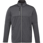 Joris Recycled Waterproof Softshell Jacket for Men Embroidery - Heather Dark Charcoal - Front 2