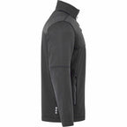 Joris Recycled Waterproof Softshell Jacket for Men Embroidery - Heather Dark Charcoal - Right Side