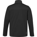 Joris Recycled Waterproof Softshell Jacket for Men Laser Engraving - Black - Back