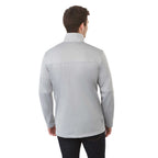 Joris Recycled Waterproof Softshell Jacket for Men Laser Engraving - Silver Heather - Back On Model