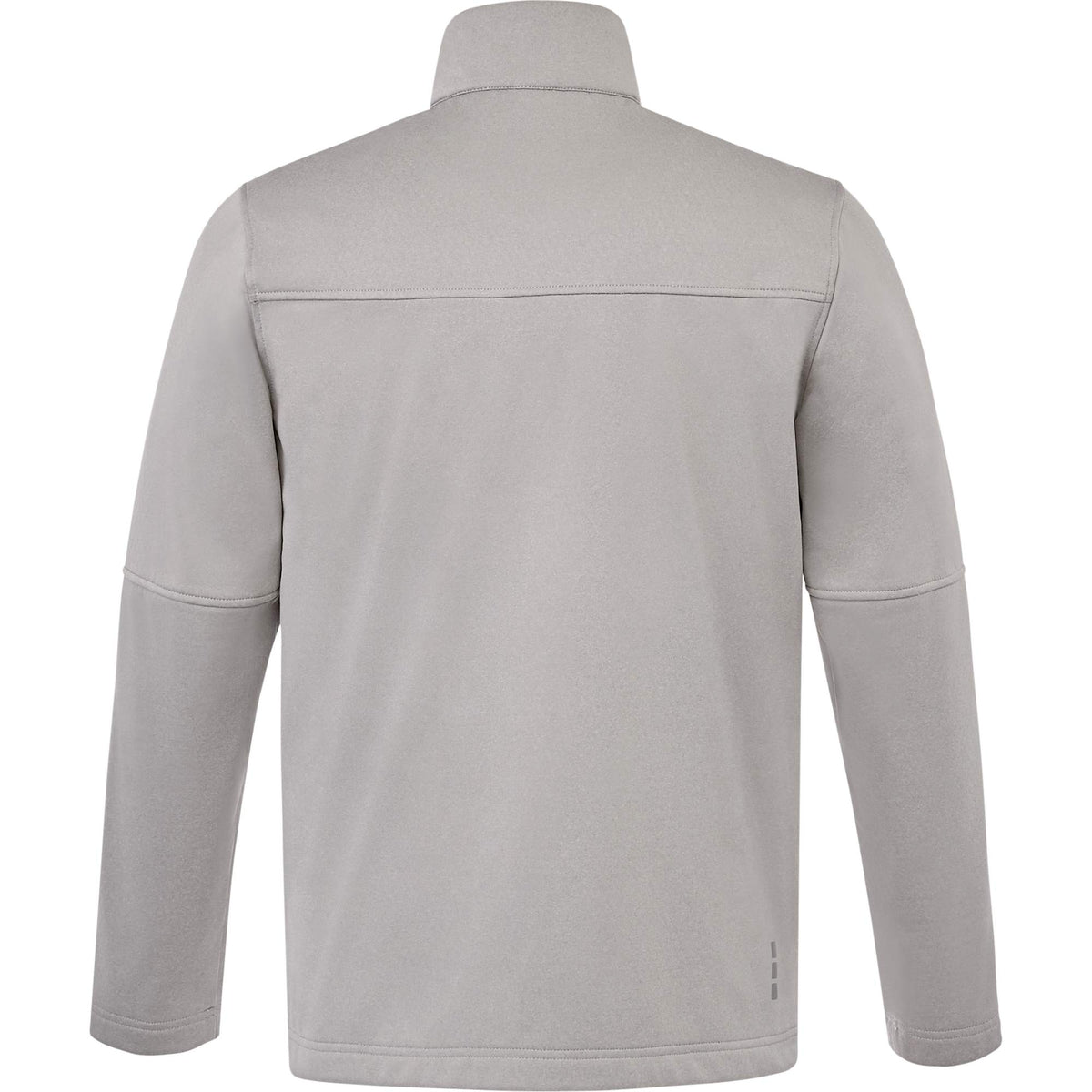 Joris Recycled Waterproof Softshell Jacket for Men Laser Engraving - Silver Heather - Back