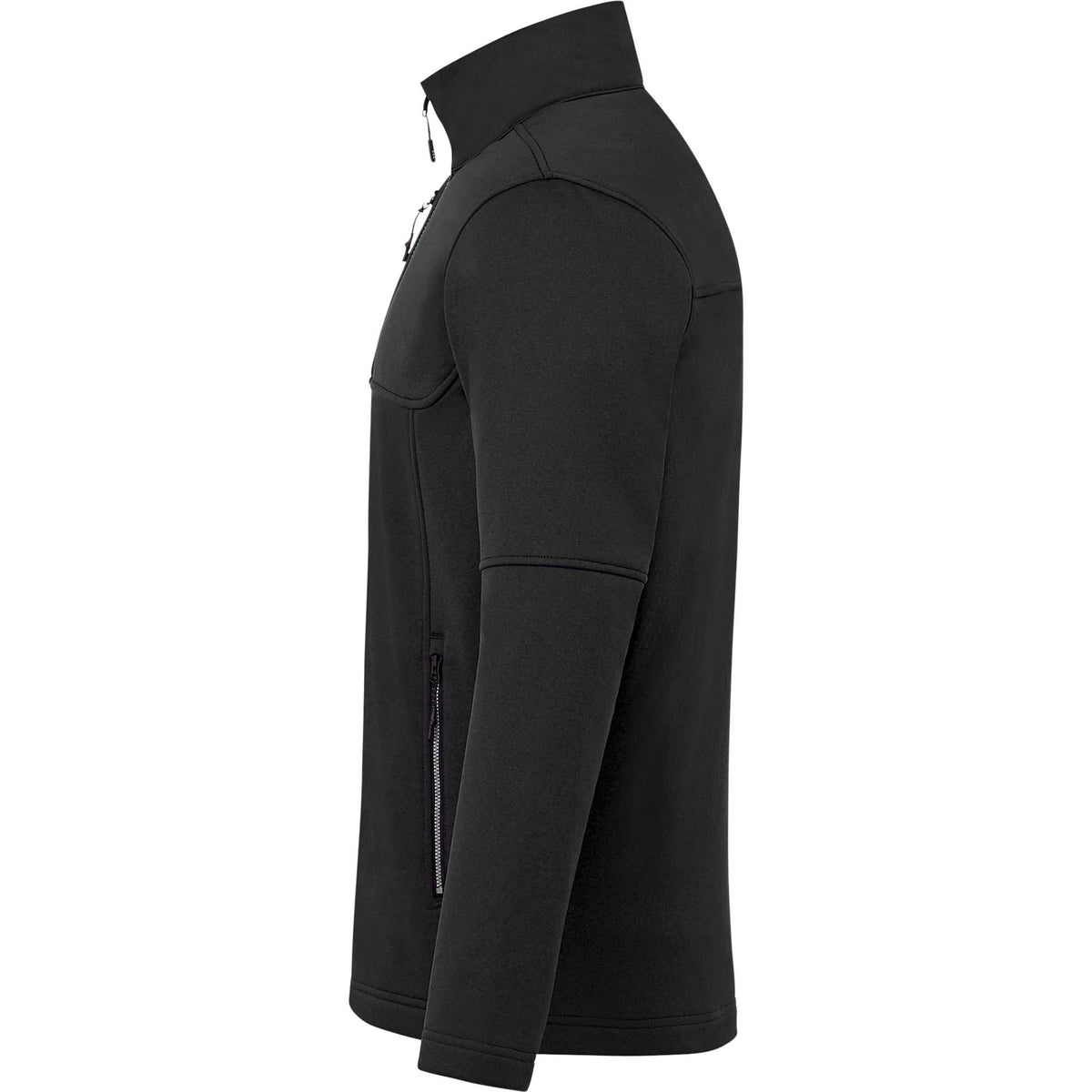 Joris Recycled Waterproof Softshell Jacket for Men Transfer - Black - Left Side