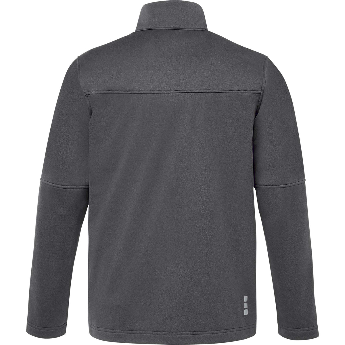 Joris Recycled Waterproof Softshell Jacket for Men Transfer - Heather Dark Charcoal - Back
