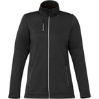 Joris Recycled Waterproof Softshell Jacket for Women Transfer - Black - Front