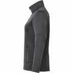 Joris Recycled Waterproof Softshell Jacket for Women Transfer - Heather Dark Charcoal - Left Side