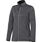 Joris Recycled Waterproof Softshell Jacket for Women Transfer - Heather Dark Charcoal - Right Angle