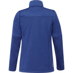 Joris Recycled Waterproof Softshell Jacket for Women Transfer - Metro Blue Heather - Back
