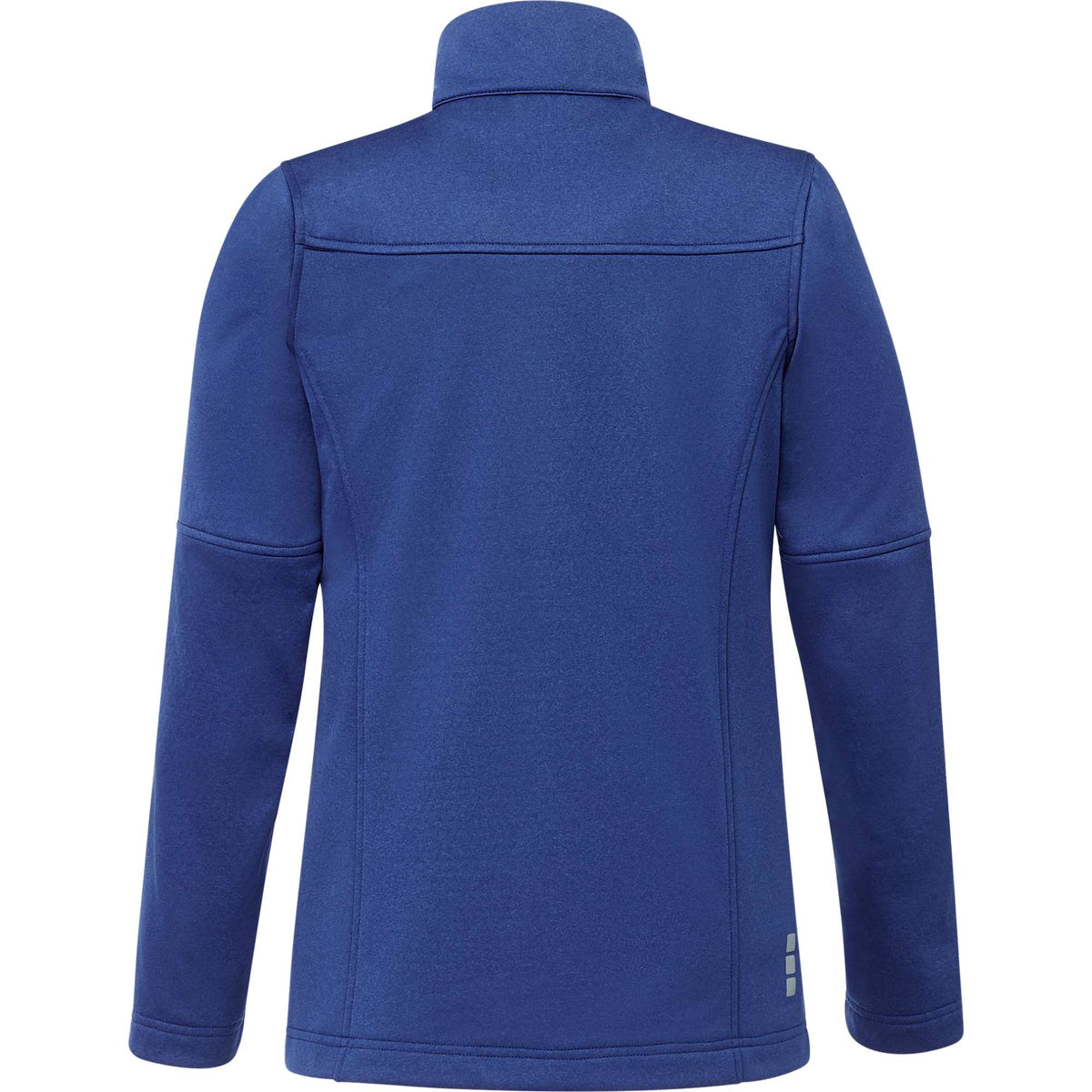 Joris Recycled Waterproof Softshell Jacket for Women Transfer - Metro Blue Heather - Back