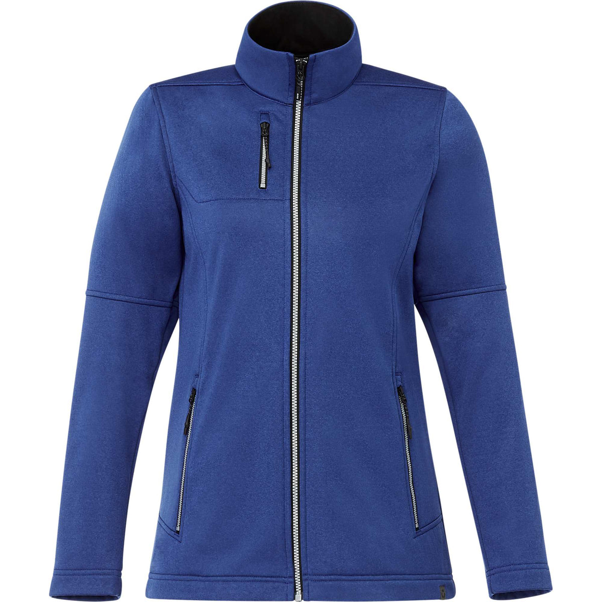 Joris Recycled Waterproof Softshell Jacket for Women Transfer - Metro Blue Heather - Front