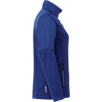 Joris Recycled Waterproof Softshell Jacket for Women Transfer - Metro Blue Heather - Right Side