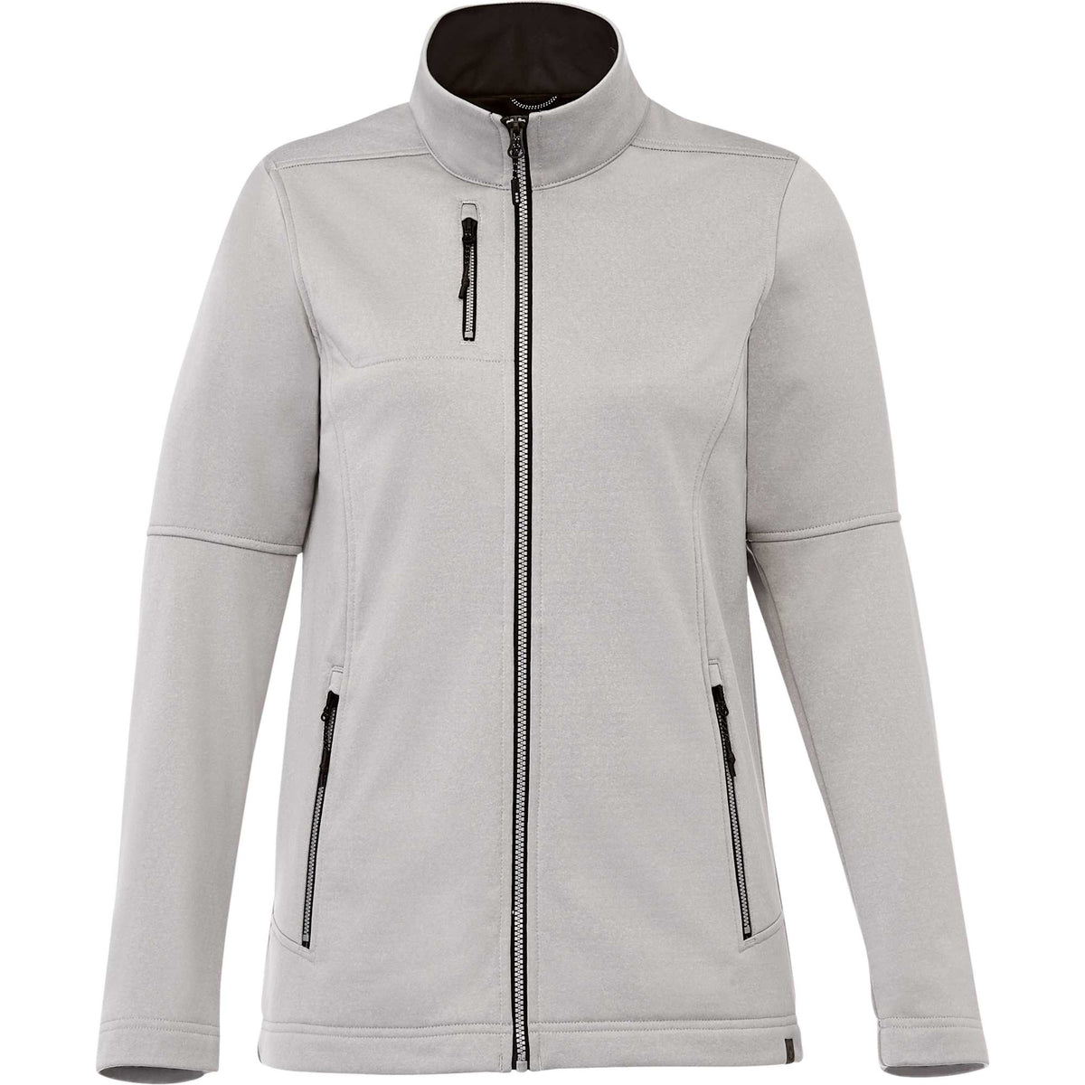 Joris Recycled Waterproof Softshell Jacket for Women Transfer - Silver Heather - Front
