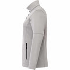 Joris Recycled Waterproof Softshell Jacket for Women Transfer - Silver Heather - Left Side