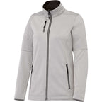 Joris Recycled Waterproof Softshell Jacket for Women Transfer - Silver Heather - Right Angle